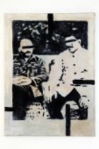 Deutsche Maler Heribert C. Ottersbach gastiert mit seiner Ausstellung: "Bilder für kluge Leute" vom 19. November 2010 bis Ende Januar 2011 in der Galerie Reckermann Köln (© Thomas Brill)